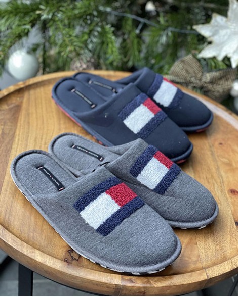 Papuče pánské Tommy Hilfiger tmavě modré